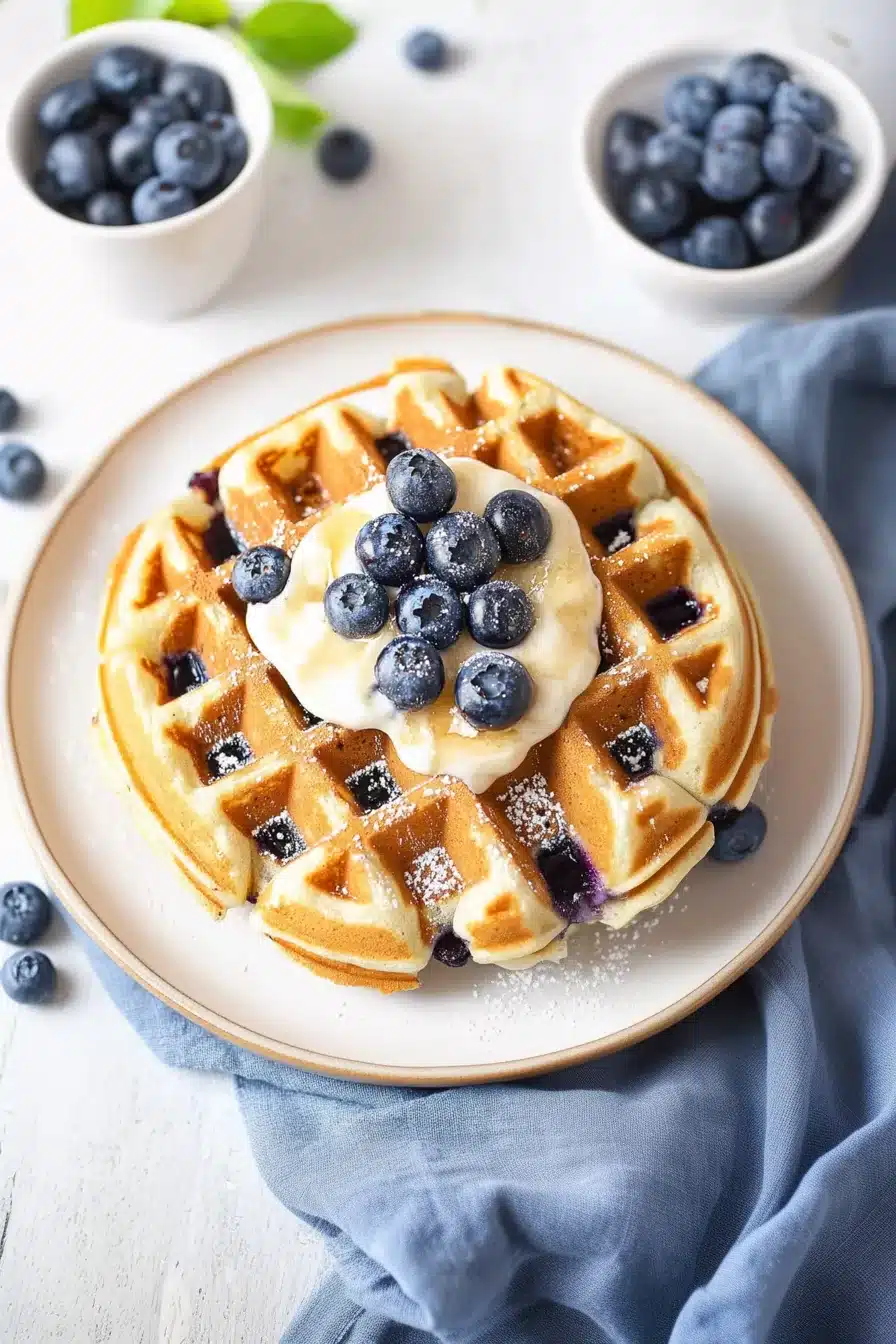 Blueberry Waffles Recipe