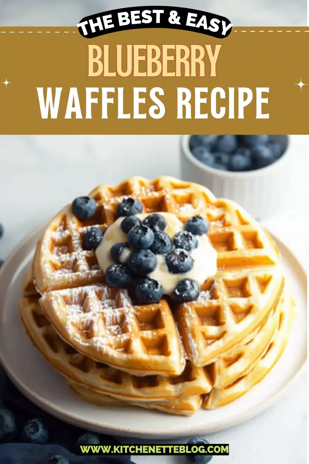 Blueberry Waffles Recipe