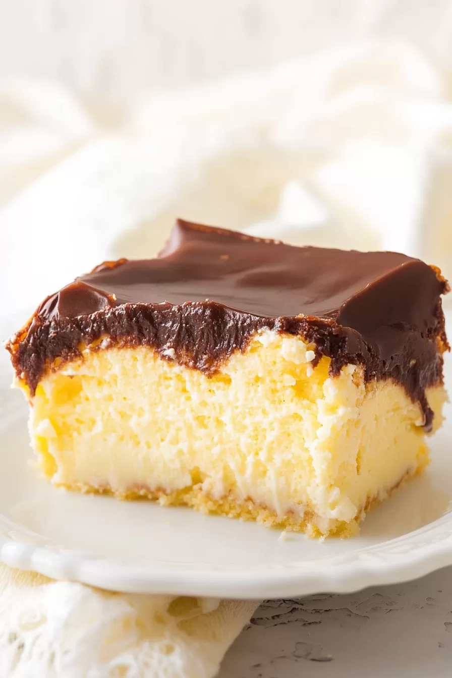 Boston Cream Pie Poke Cake Recipe