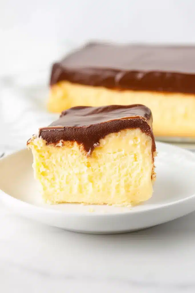Boston Cream Pie Poke Cake Recipe