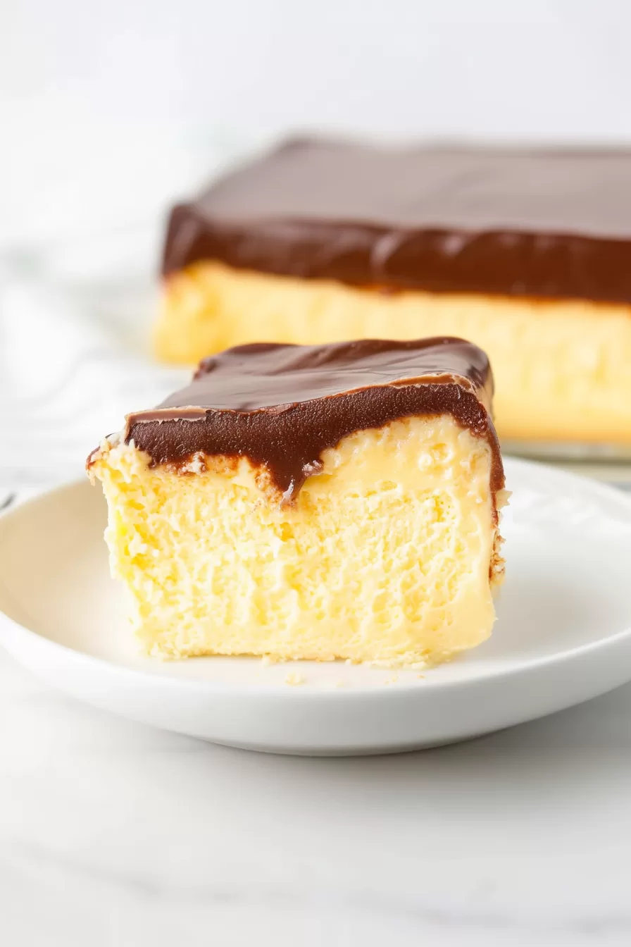 Boston Cream Pie Poke Cake Recipe