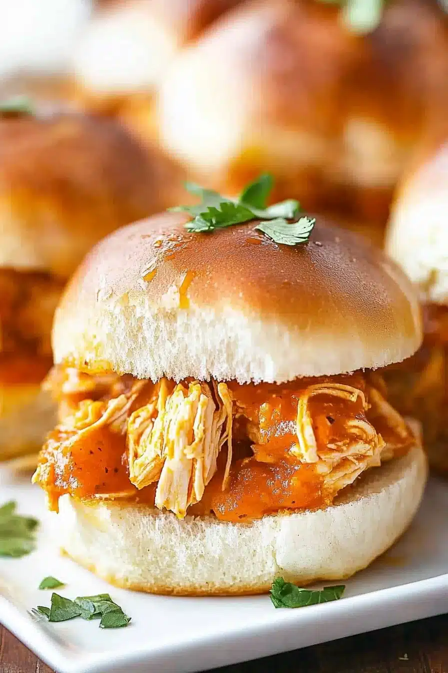 Buffalo Chicken Sliders Recipe