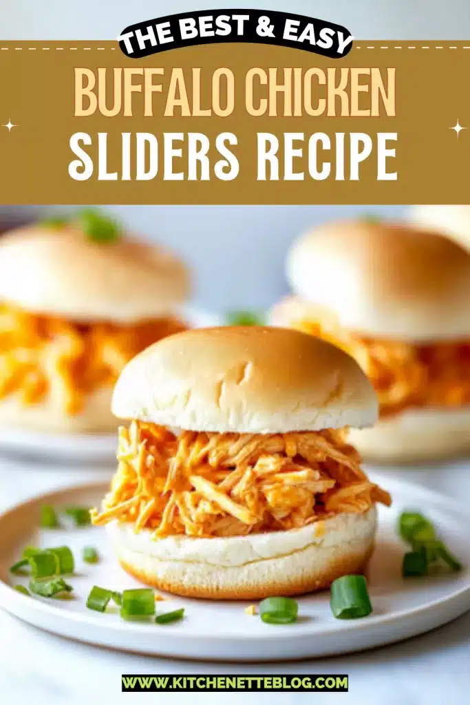 Buffalo Chicken Sliders Recipe
