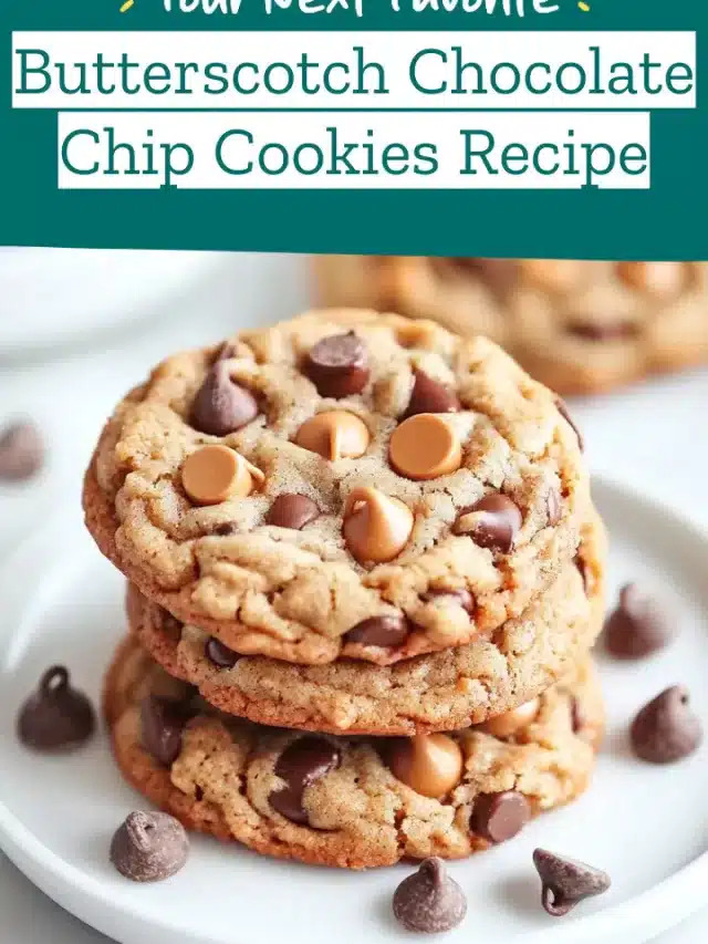 Butterscotch Chocolate Chip Cookies Recipe