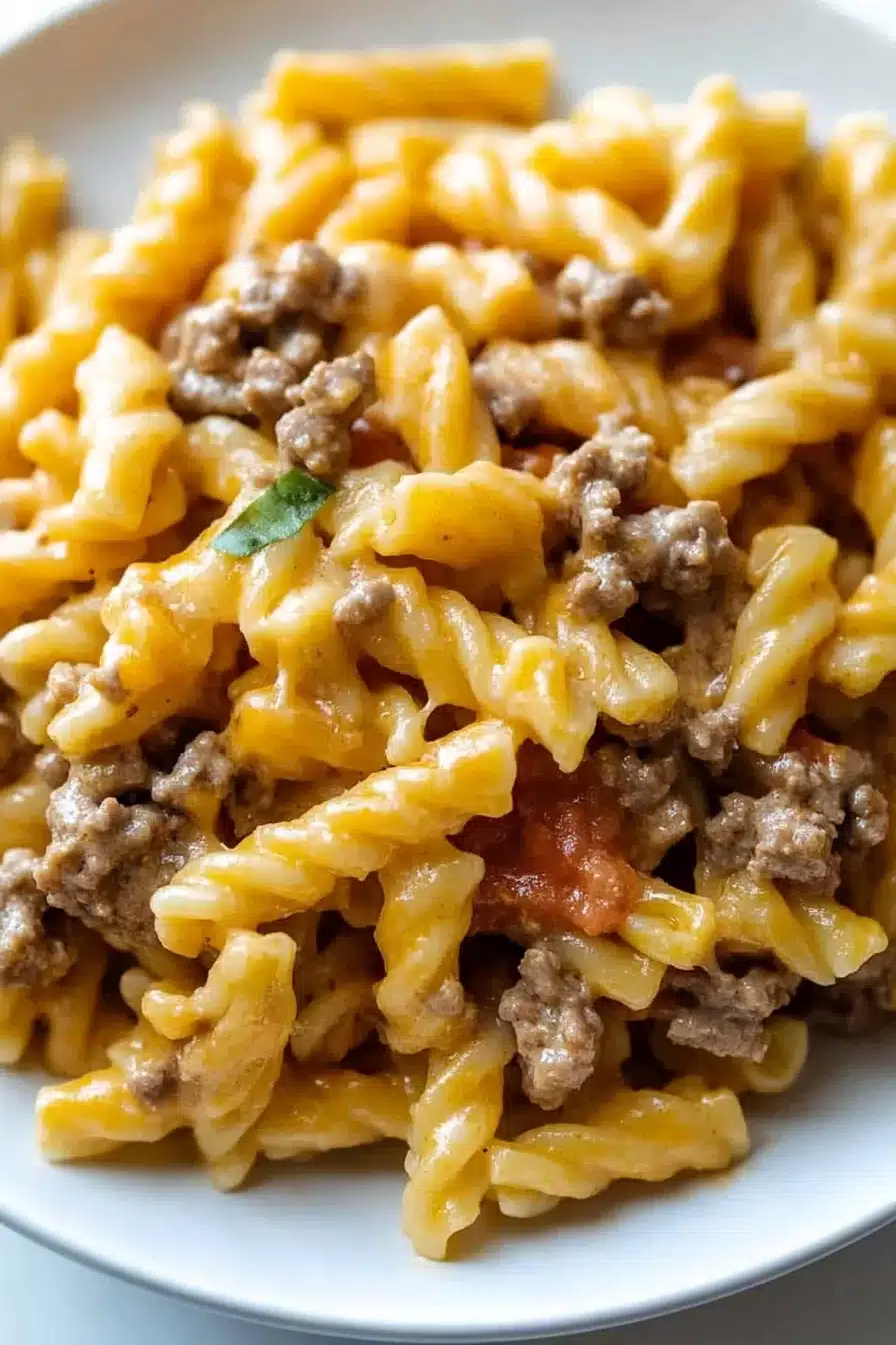 Cheeseburger Pasta