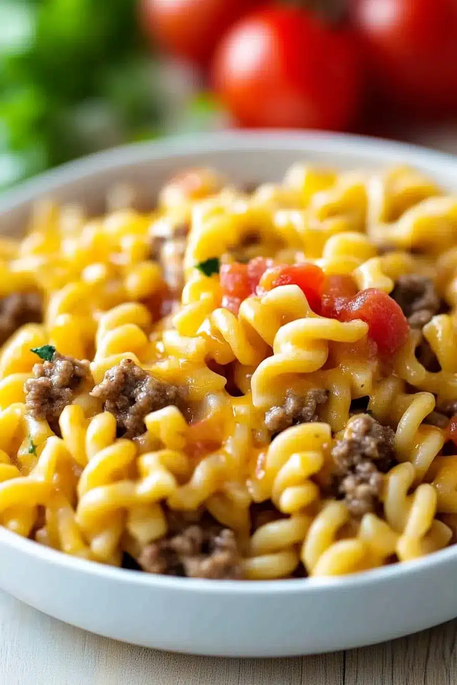 Cheeseburger Pasta