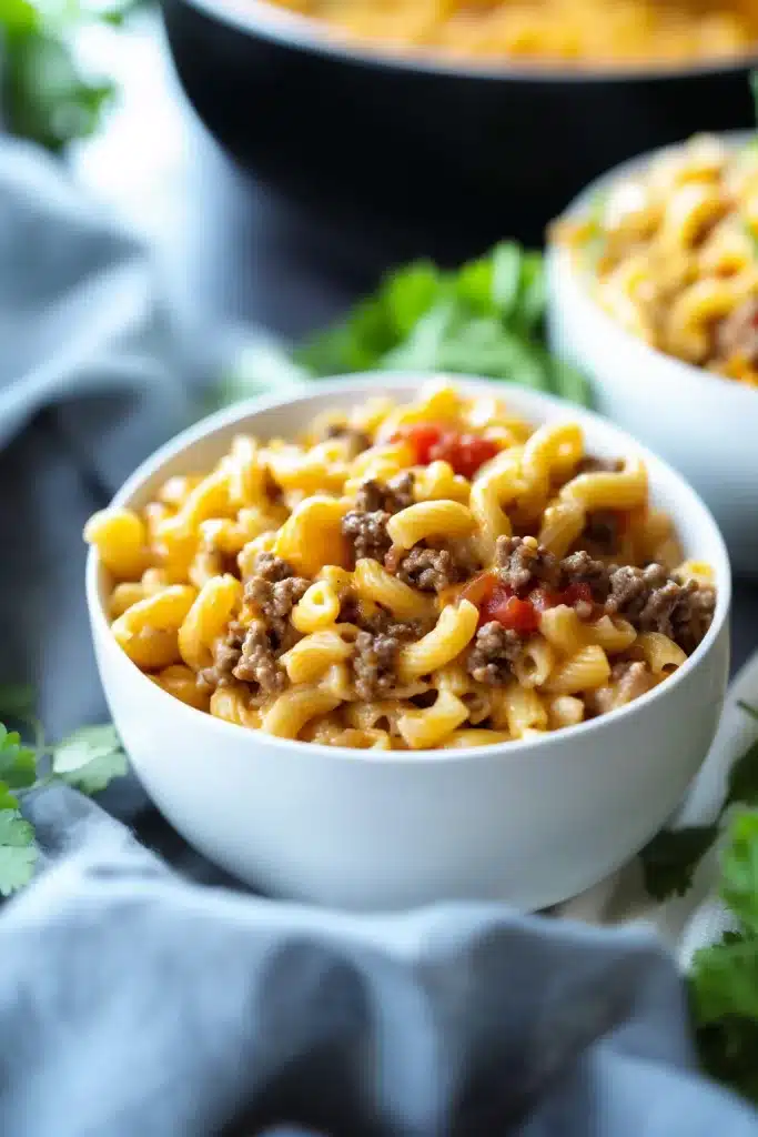 Cheeseburger Pasta