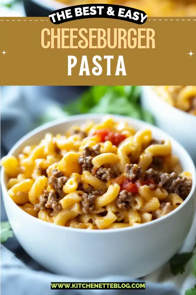 Cheeseburger Pasta