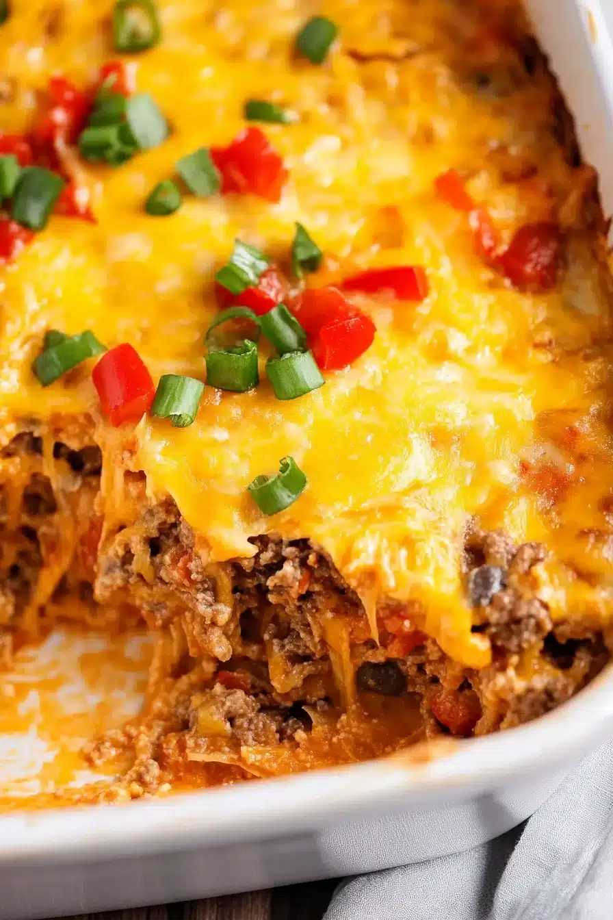 Cheesy Dorito Casserole