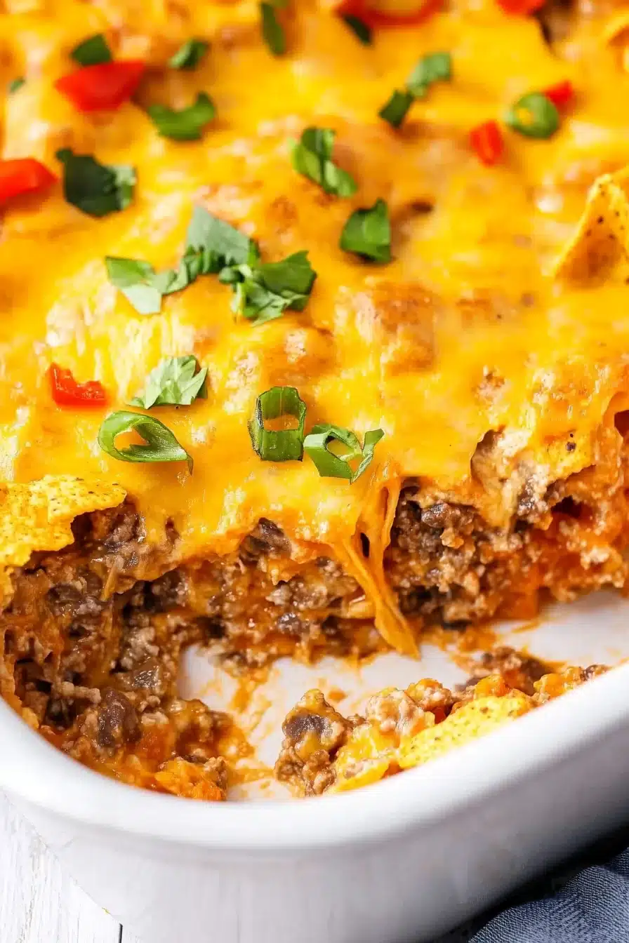 Cheesy Dorito Casserole