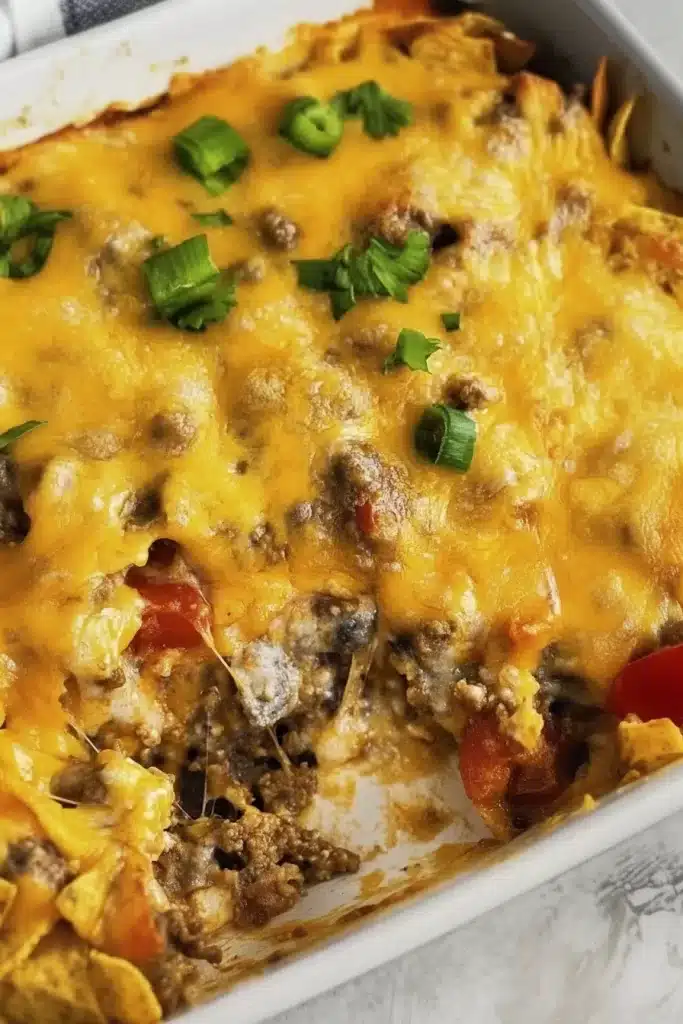 Cheesy Dorito Casserole
