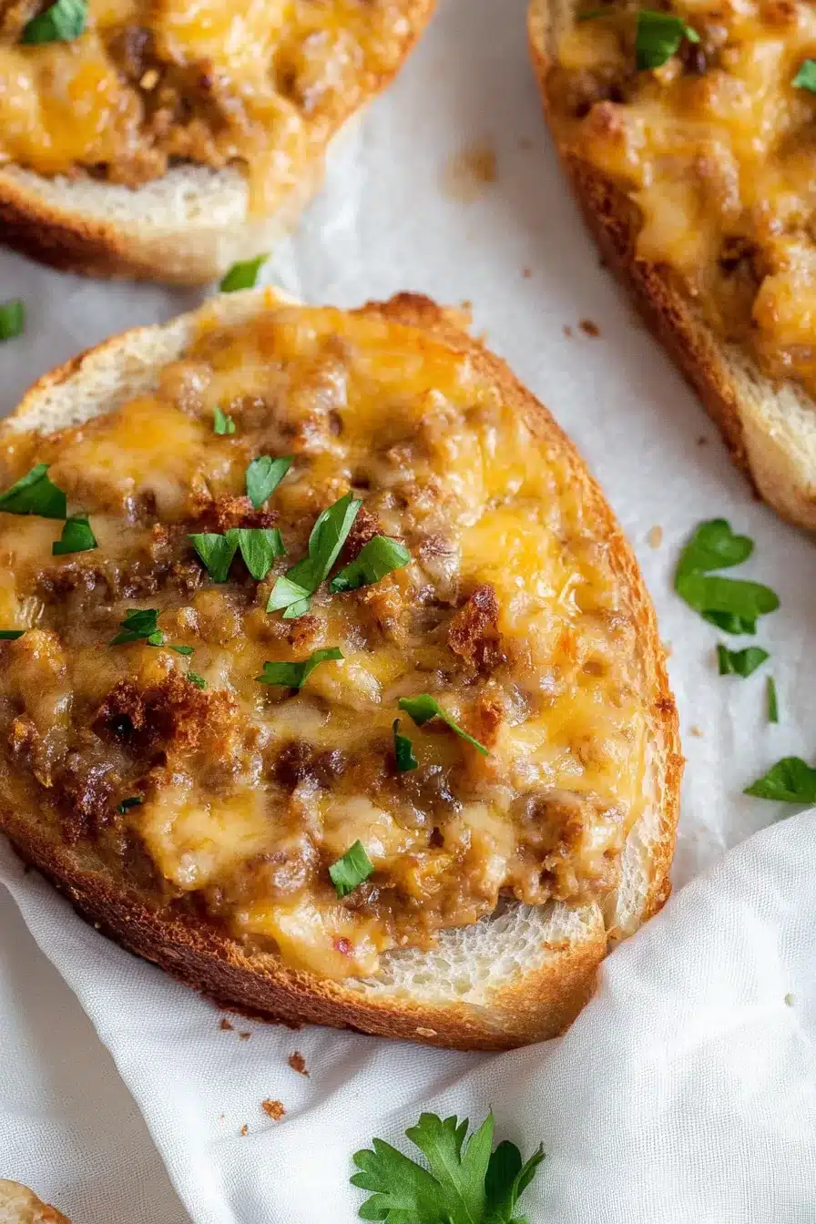 Cheesy Hanky Panky Recipe