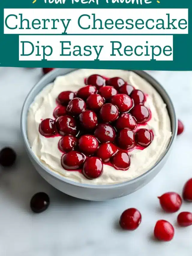 Cherry Cheesecake Dip Easy Recipe