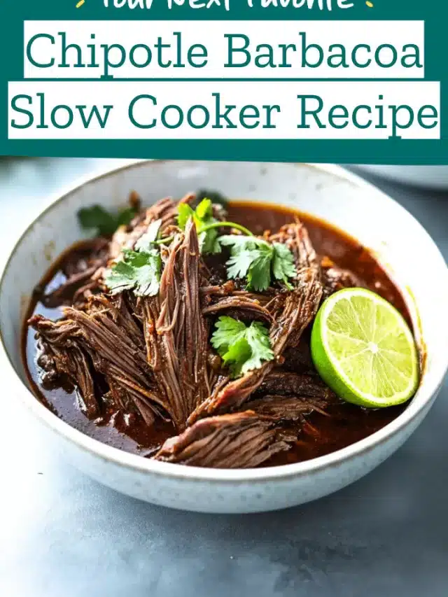 Chipotle Barbacoa Slow Cooker Recipe