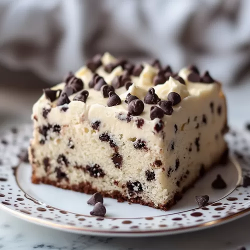 Chocolate Chip Cake Recipe
