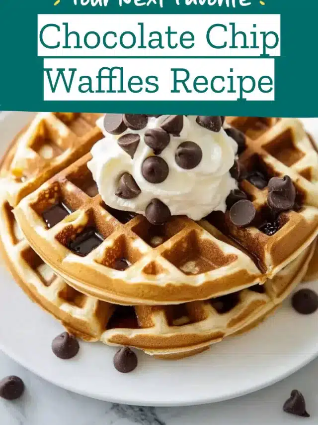 Chocolate Chip Waffles Recipe