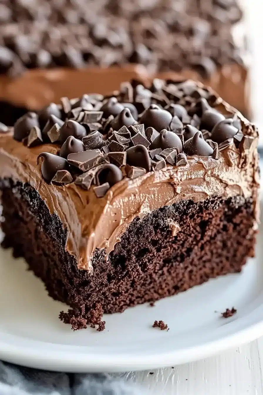 Chocolate Poke Cake