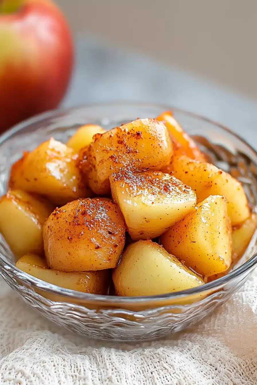 Cinnamon Microwave Baked Apples