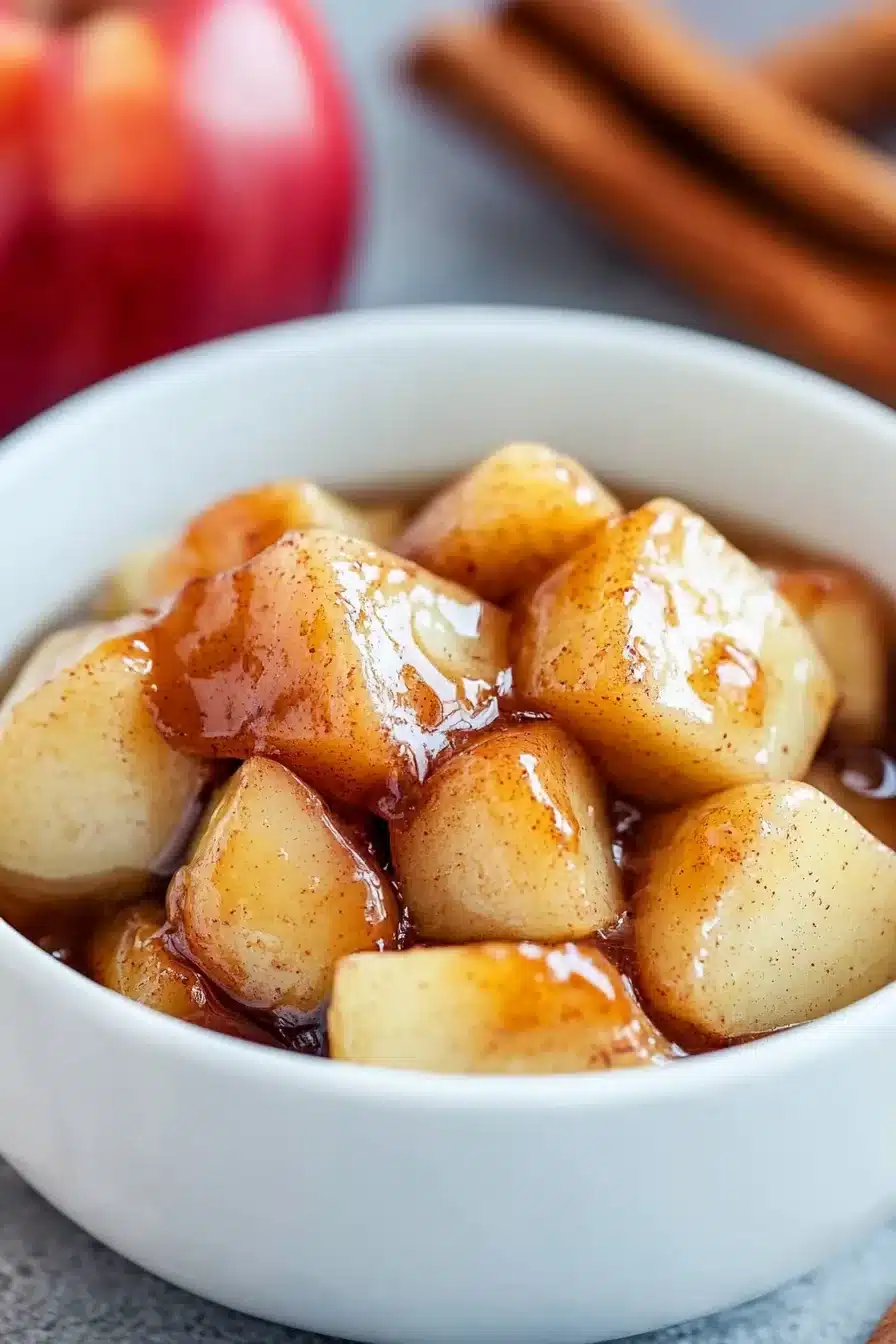 Cinnamon Microwave Baked Apples