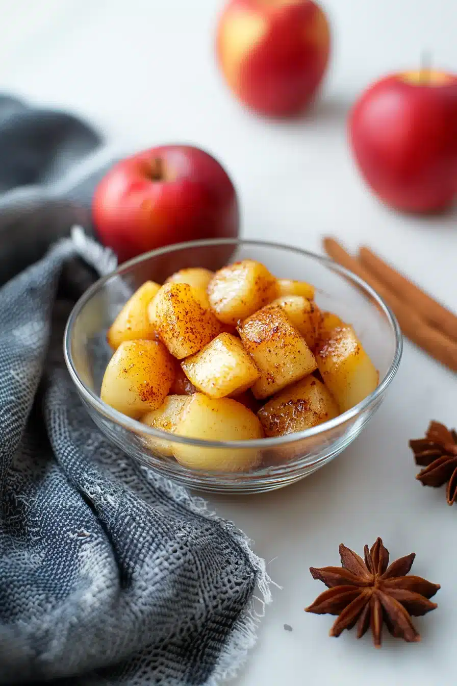Cinnamon Microwave Baked Apples