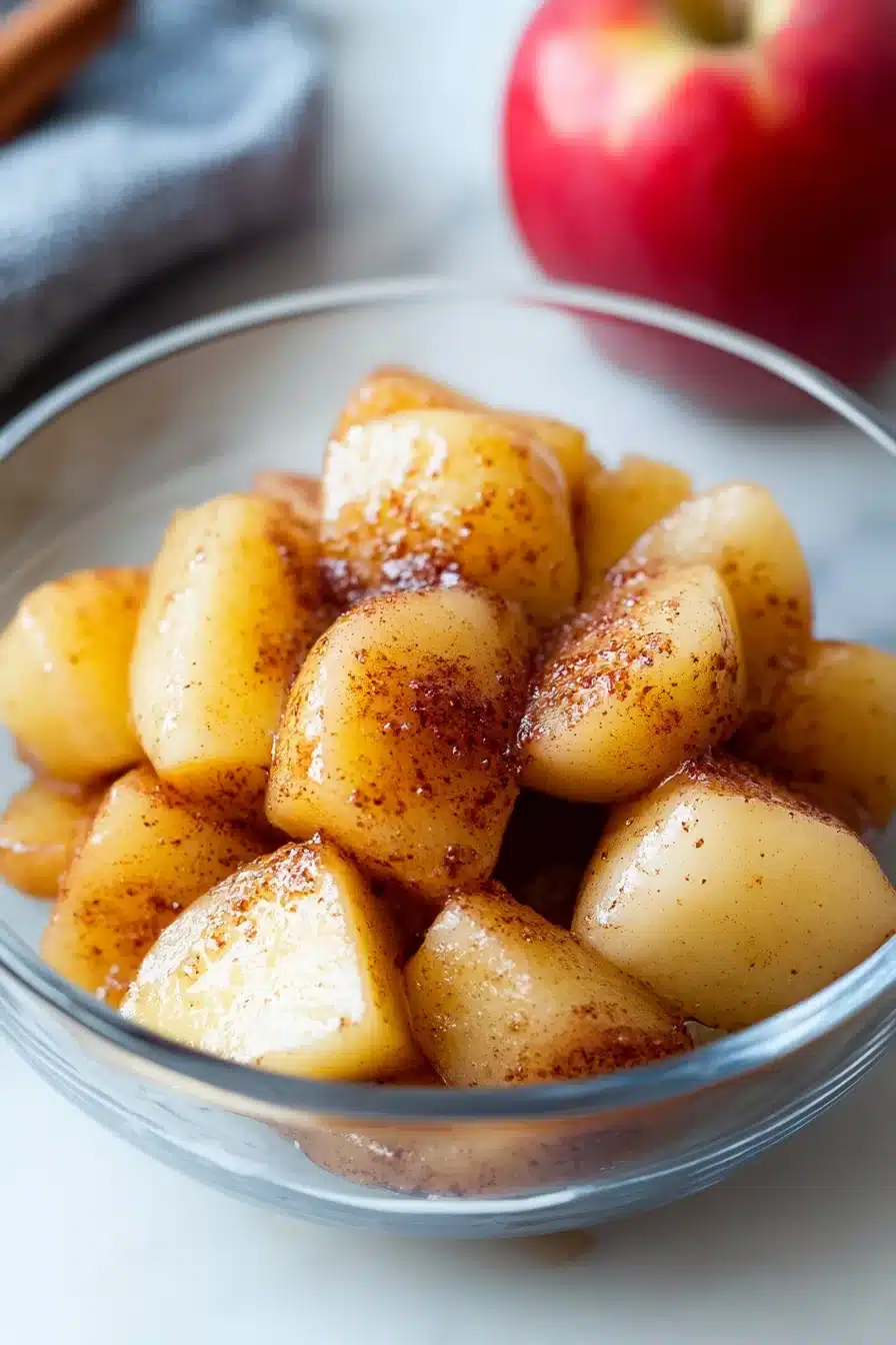 Cinnamon Microwave Baked Apples