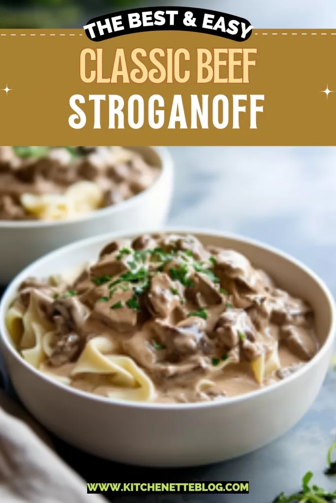 Classic Beef Stroganoff