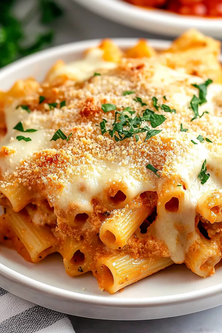 Copycat Olive Garden Ziti al Forno