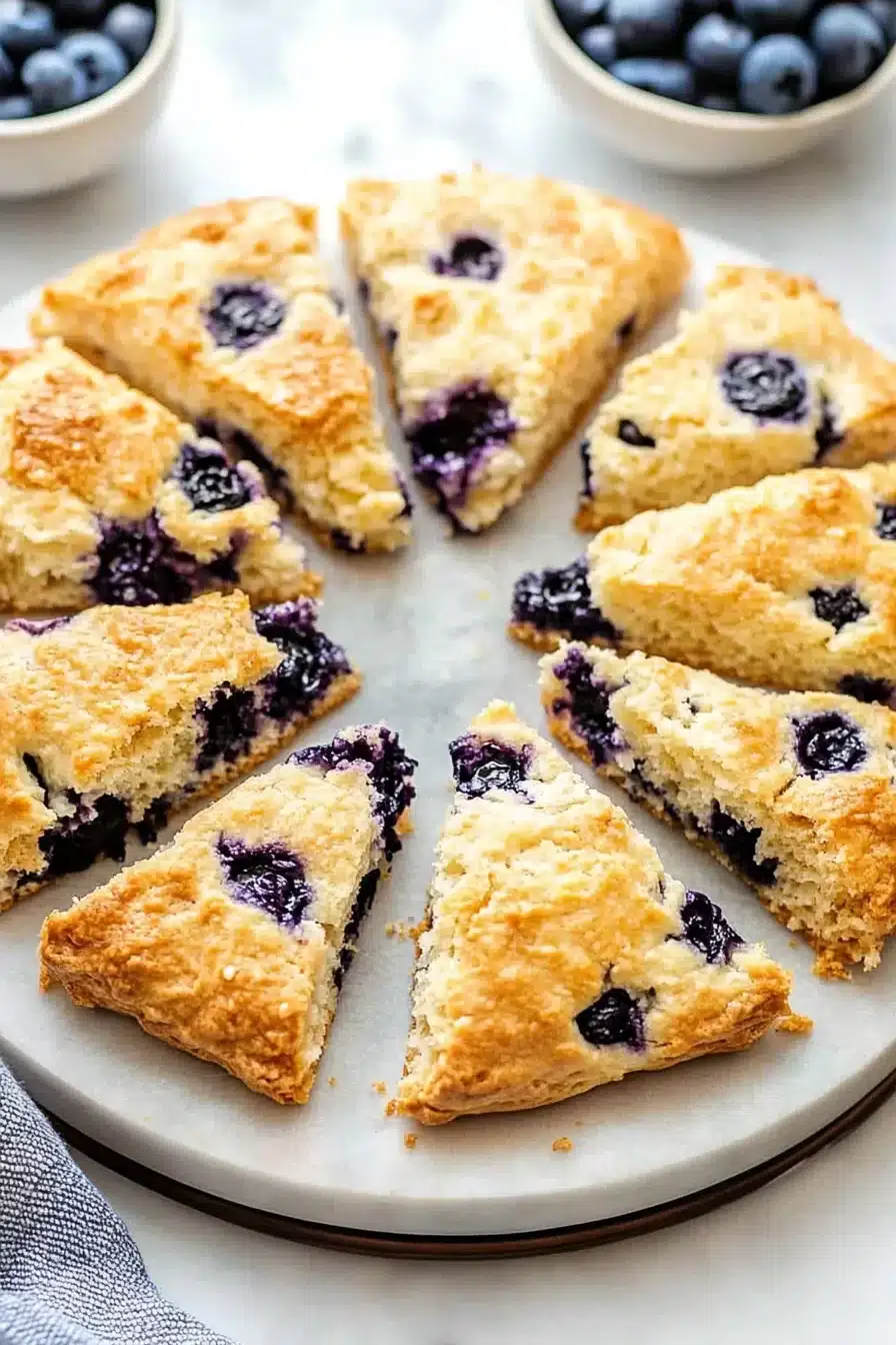 Copycat Starbucks Blueberry Scones