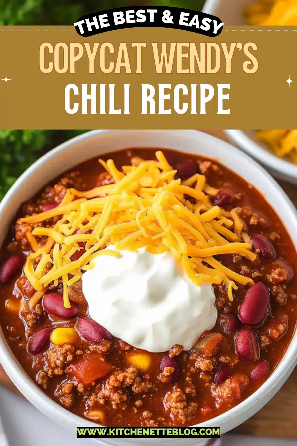 Copycat Wendy’s Chili Recipe