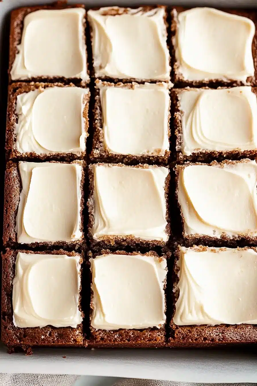 Cream Cheese–Frosted Gingerbread Cake