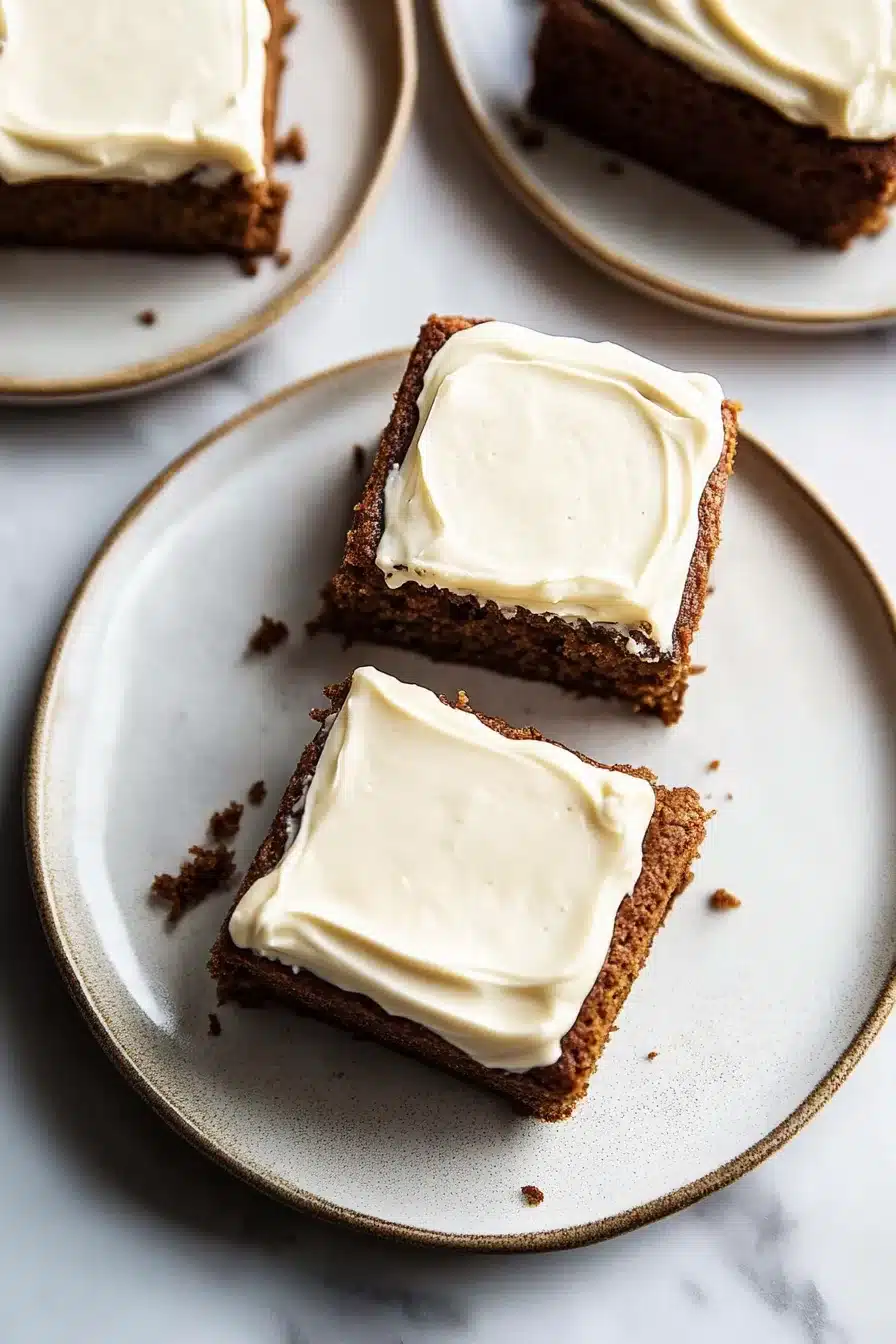 Cream Cheese–Frosted Gingerbread Cake
