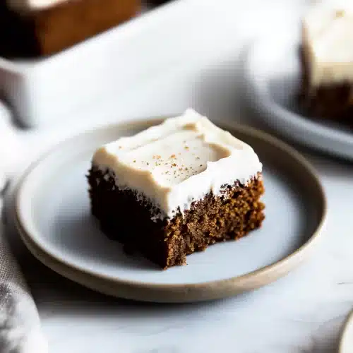 Cream Cheese–Frosted Gingerbread Cake