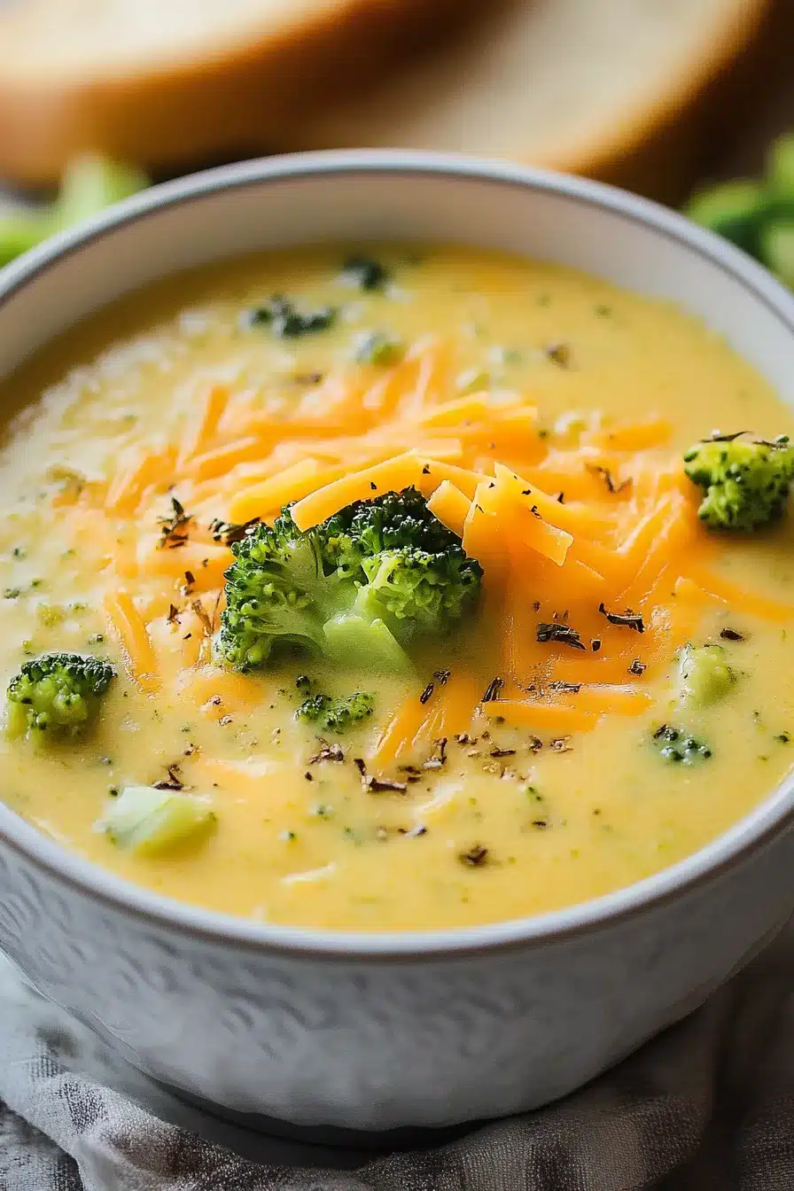 Creamy Broccoli Cheddar Soup