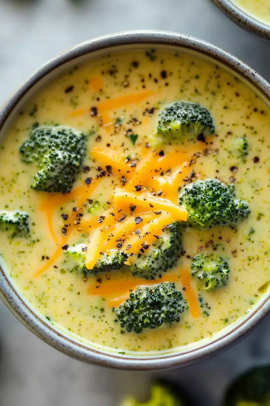Creamy Broccoli Cheddar Soup