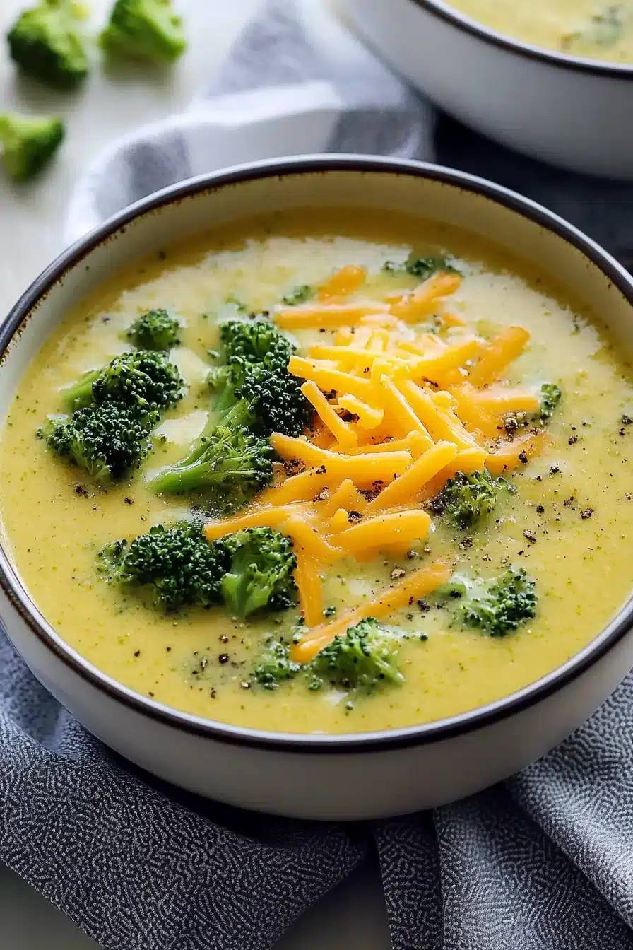 Creamy Broccoli Cheddar Soup