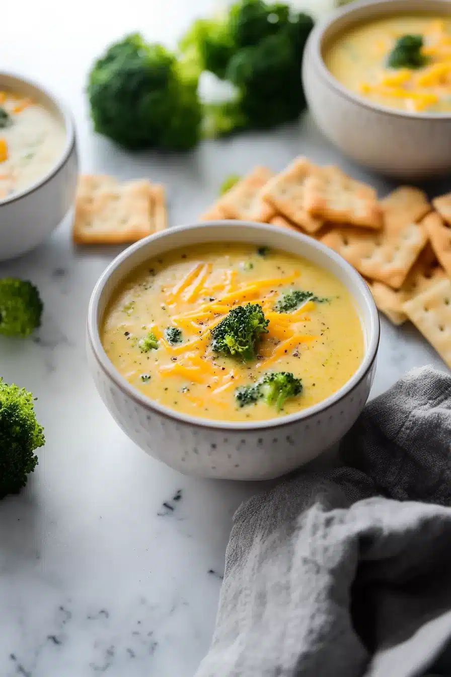 Creamy Broccoli Cheddar Soup