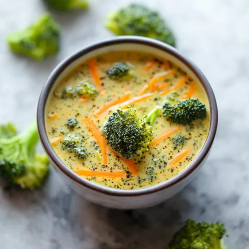 Creamy Broccoli Cheddar Soup