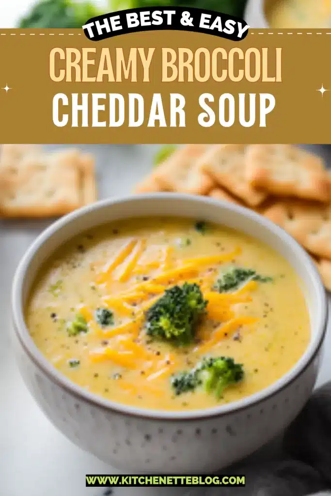Creamy Broccoli Cheddar Soup