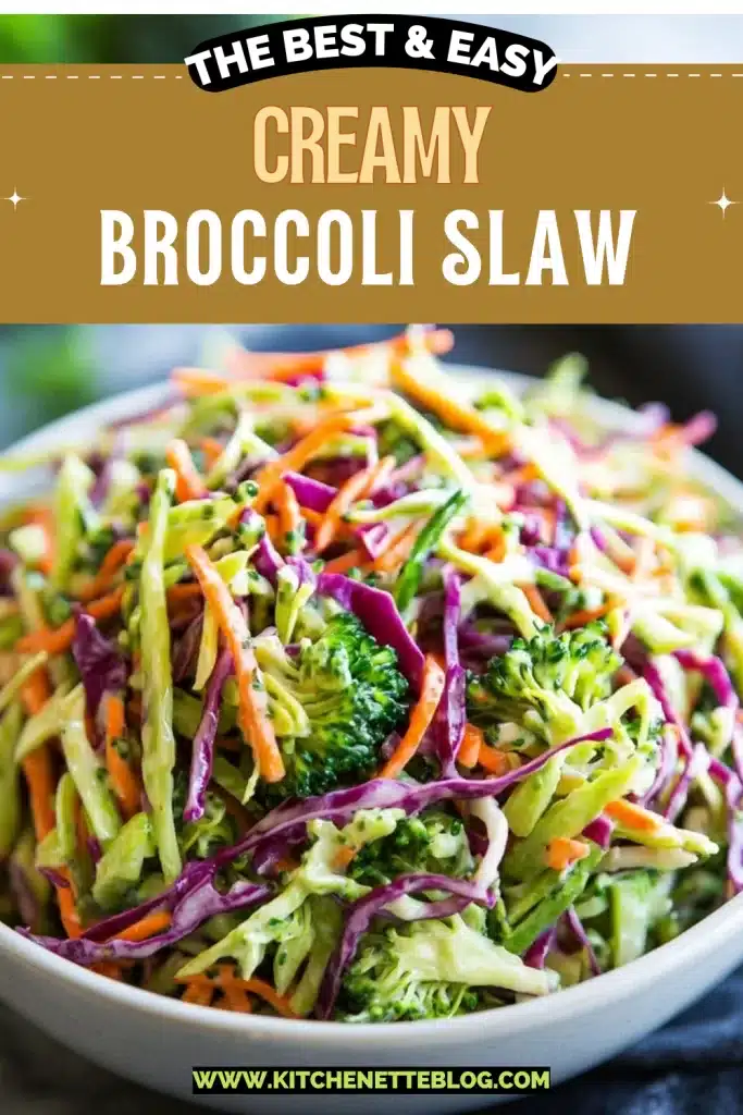 Creamy Broccoli Slaw