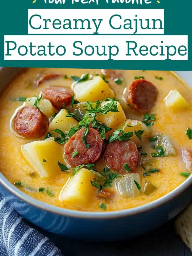 Creamy Cajun Potato Soup Recipe