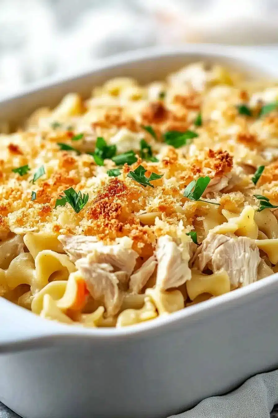 Creamy Chicken Noodle Casserole