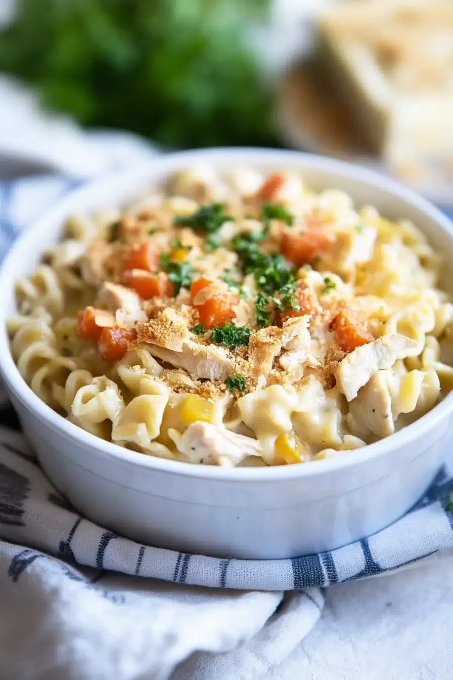 Creamy Chicken Pot Pie Pasta