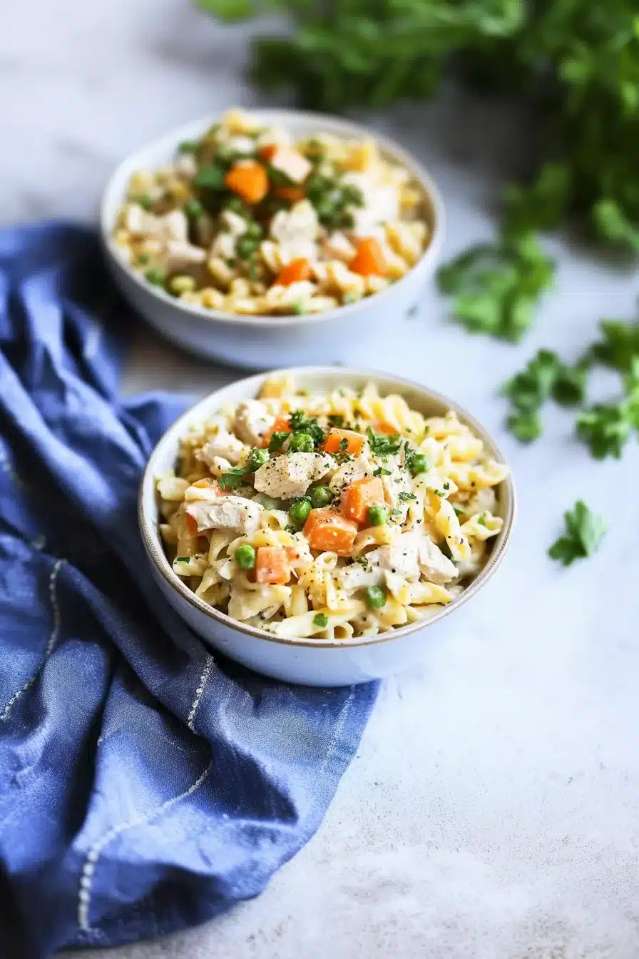 Creamy Chicken Pot Pie Pasta