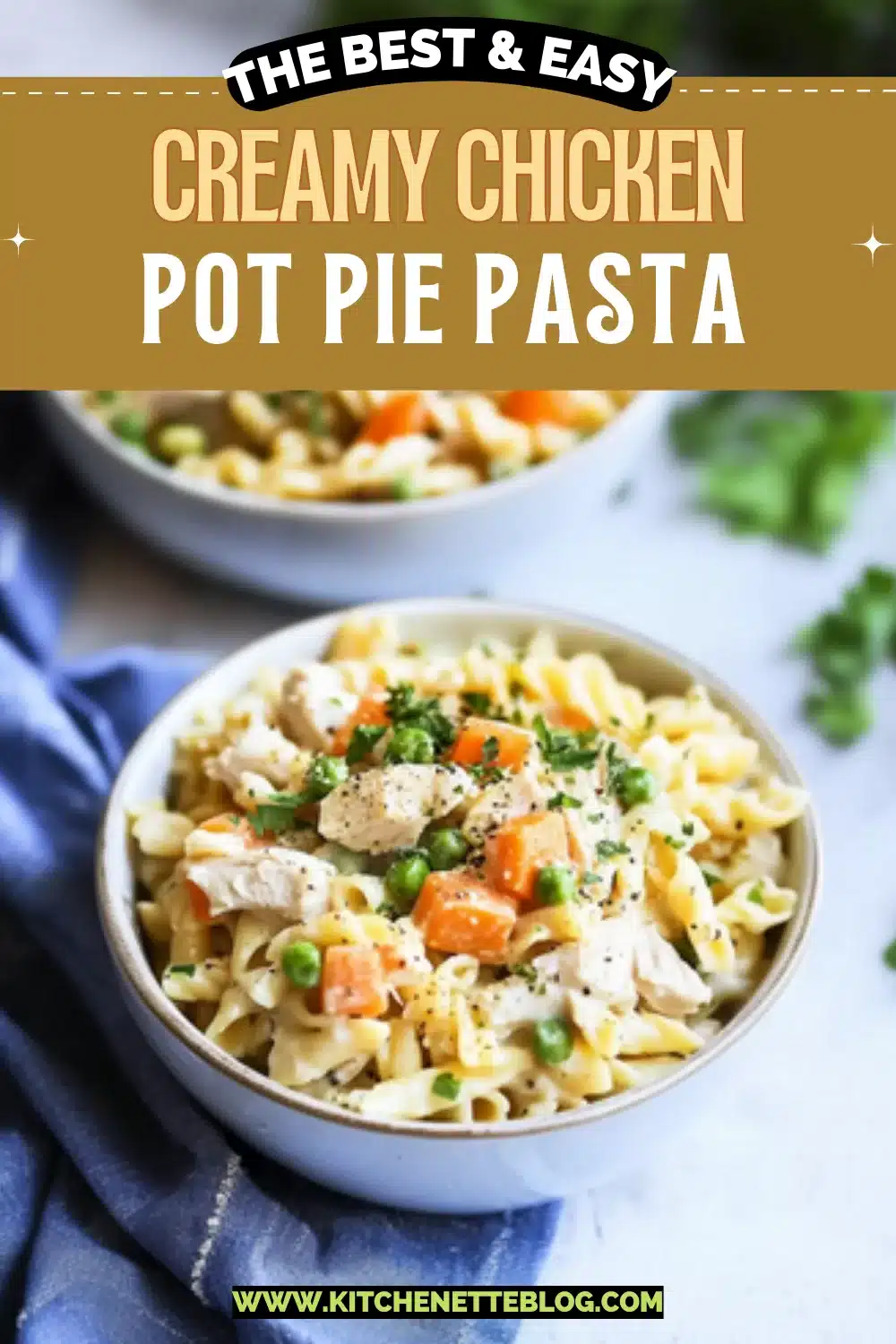 Creamy Chicken Pot Pie Pasta