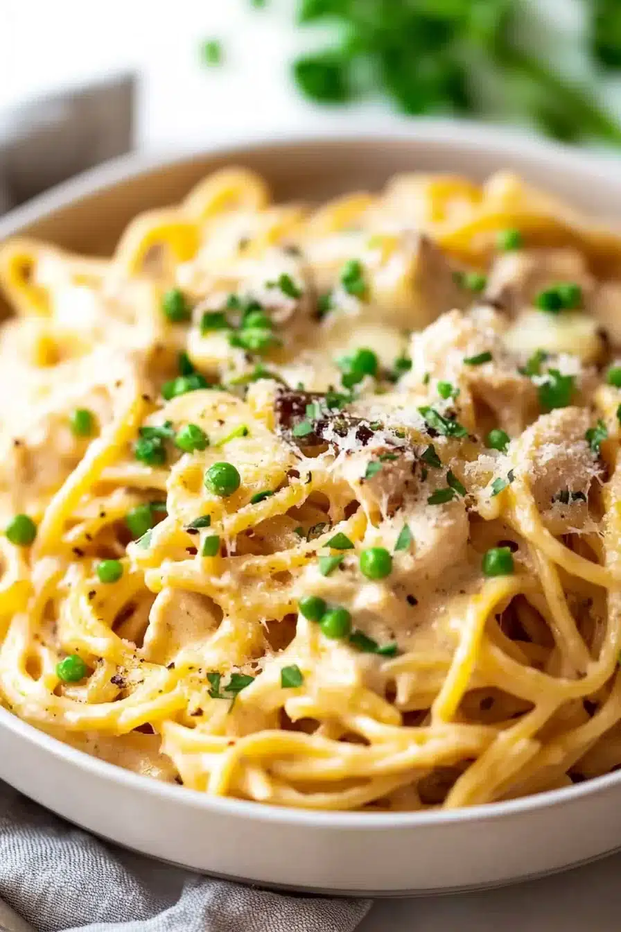 Creamy Chicken Tetrazzini