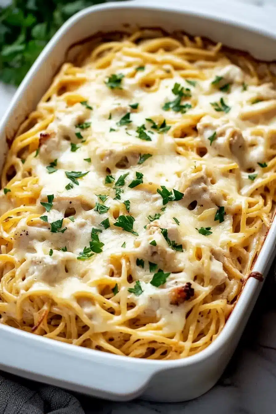 Creamy Chicken Tetrazzini