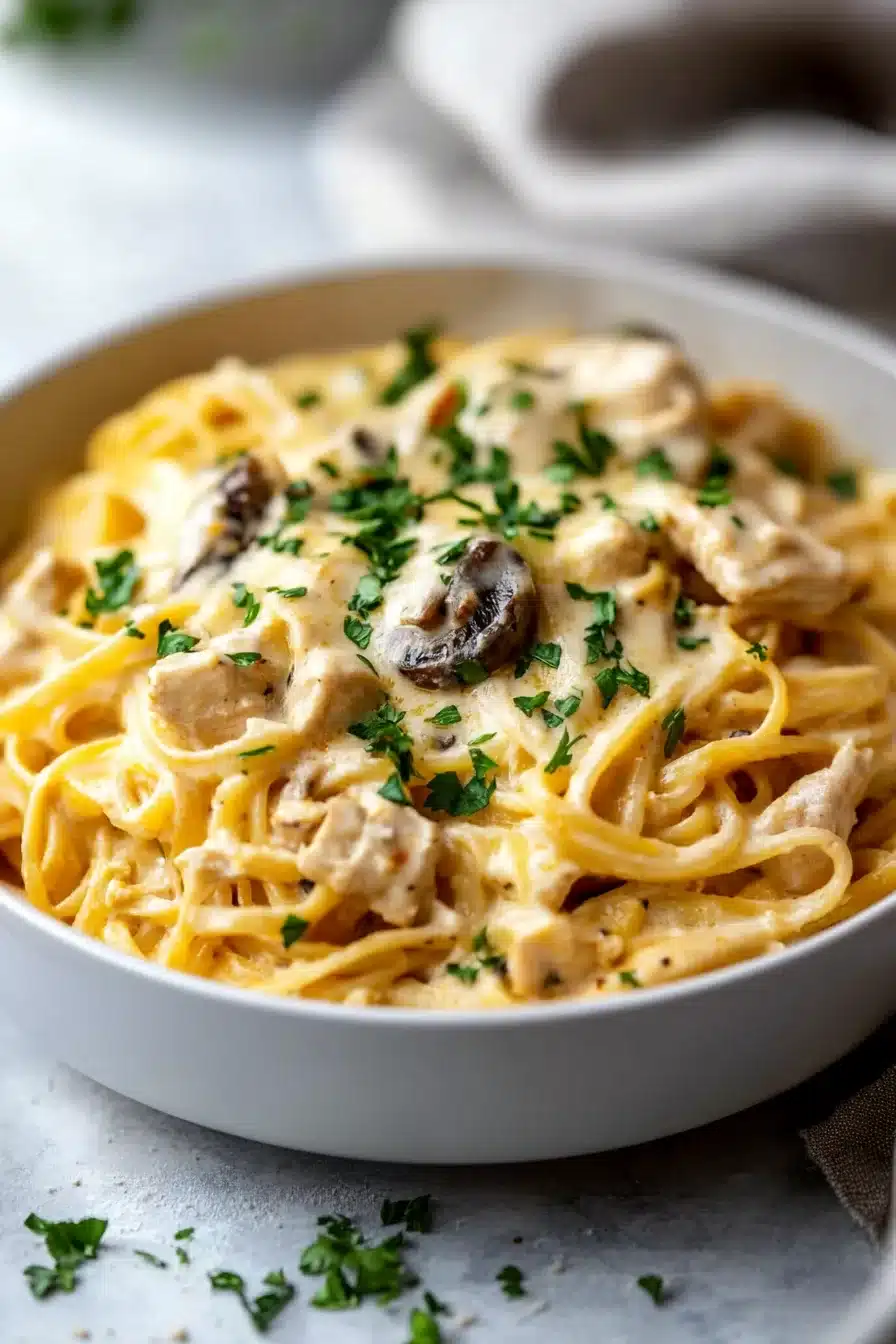 Creamy Chicken Tetrazzini