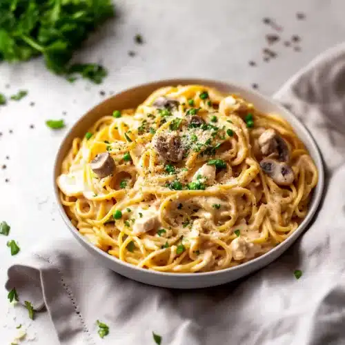 Creamy Chicken Tetrazzini