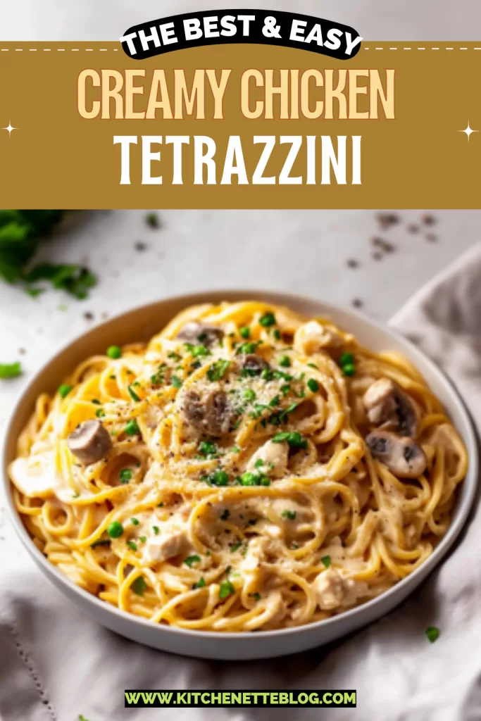 Creamy Chicken Tetrazzini