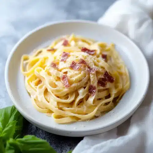 Creamy Fettuccine Carbonara